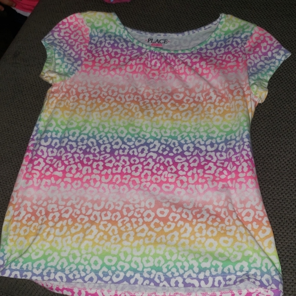 Cute Rainbow Leopard Shirt